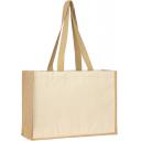 Image of Brookland Jute/10oz Canvas Tote